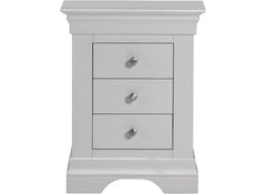 Bordeaux Grey Bedside - front