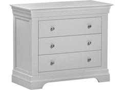 Bordeaux Grey Three Drawer Chest - 1