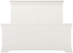 Bordeaux Ivory Bed Frame  - end view