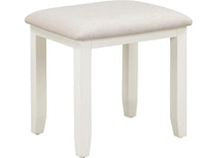 Bordeaux Ivory Dressing Stool - 1
