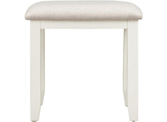 Bordeaux Ivory Dressing Stool - front