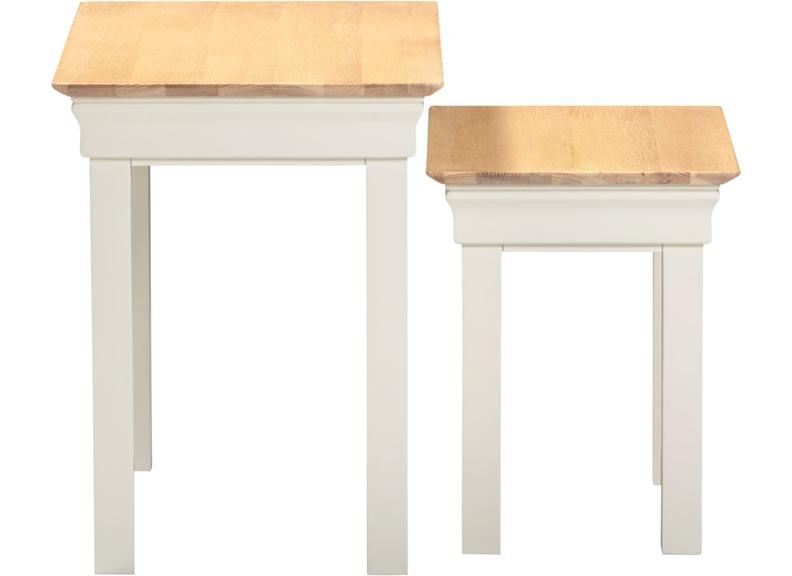 Bordeaux Ivory Table Nest - detail