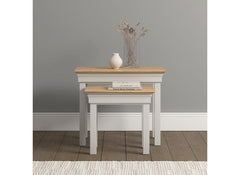 Bordeaux Ivory Table Nest - room