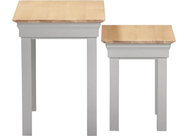 Bordeaux Grey Table Nest - detail