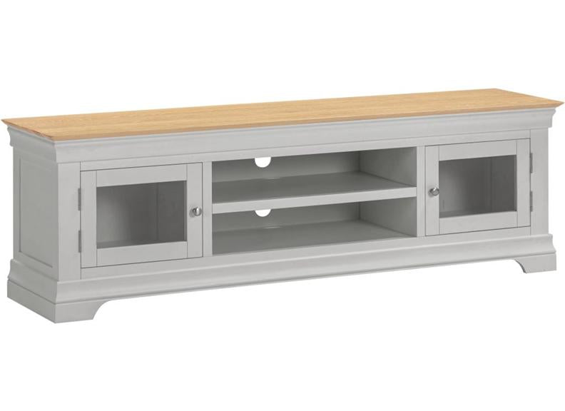 Bordeaux Grey Long TV Stand - 1