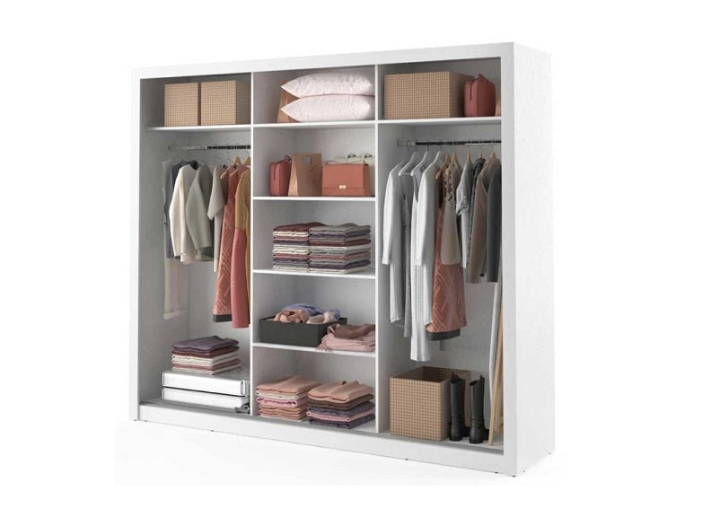 Boston 2.5 m Wardrobe - inside