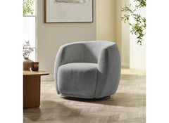 Bowline Grey Swivel Tub Chair - room