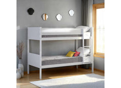 Bruno 3 ft White Bunk Bed