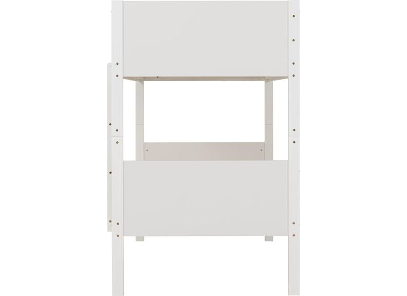 Bruno 3 ft White Bunk Bed