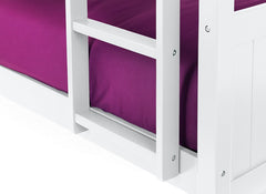 Bella White Bunk Bed - detail