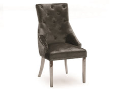 Belvedere Charcoal Grey Chair