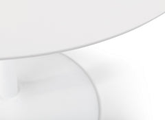 Blanco Round White Table - edge