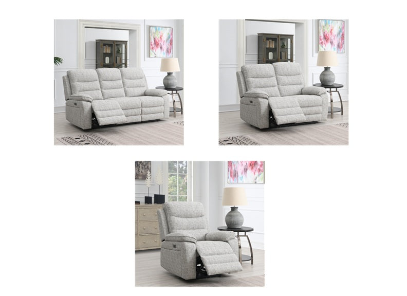 Bromley Chenille Fabric Powered Sofas