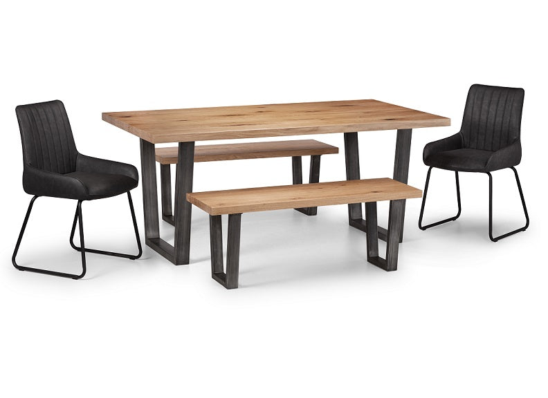 Brooklyn 1.8 m Dining Set W/Soho Chairs