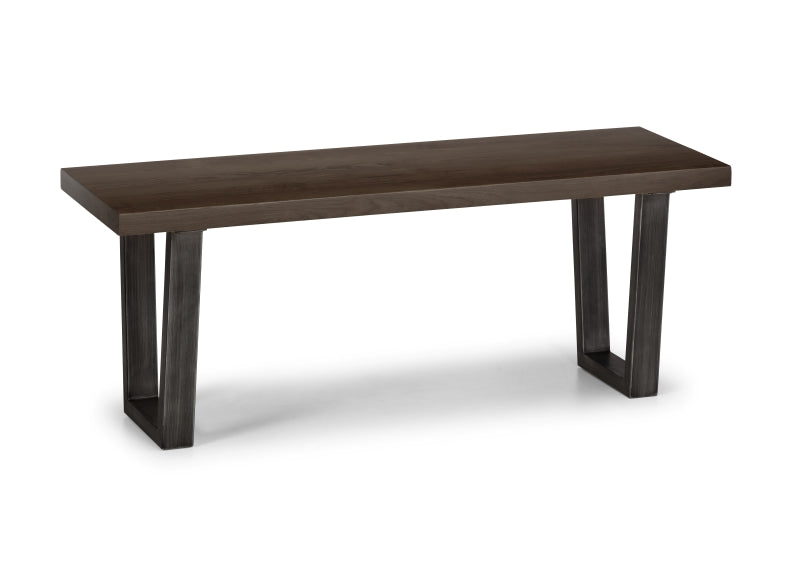 Brooklyn Dark Oak Dining Bench - 2