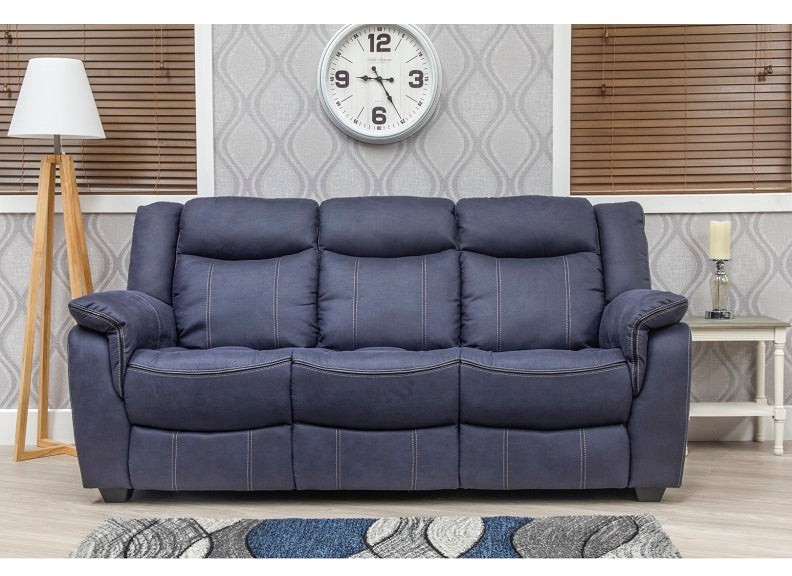 Brooklyn Denim Three Seat Sofa - 1