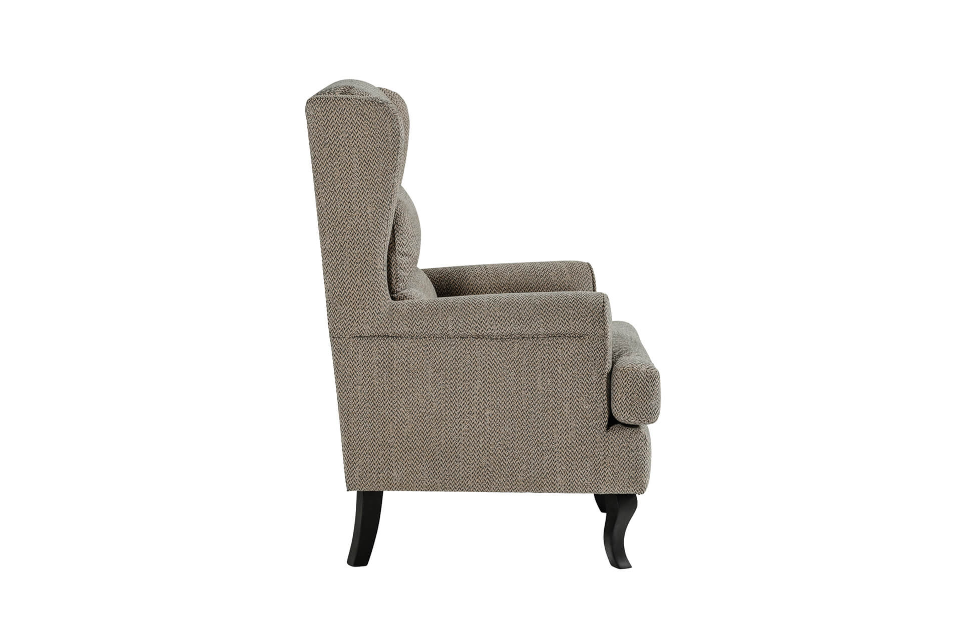 Bertie Camel Armchair - side