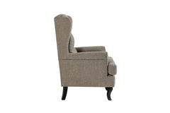Bertie Camel Armchair - side