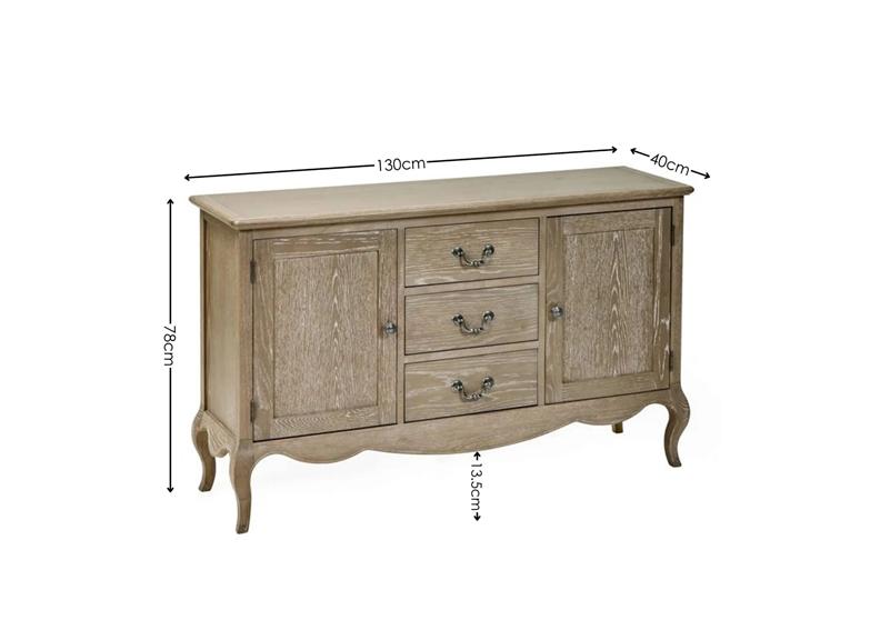Camille Three Door Sideboard (Pre-Order Only)