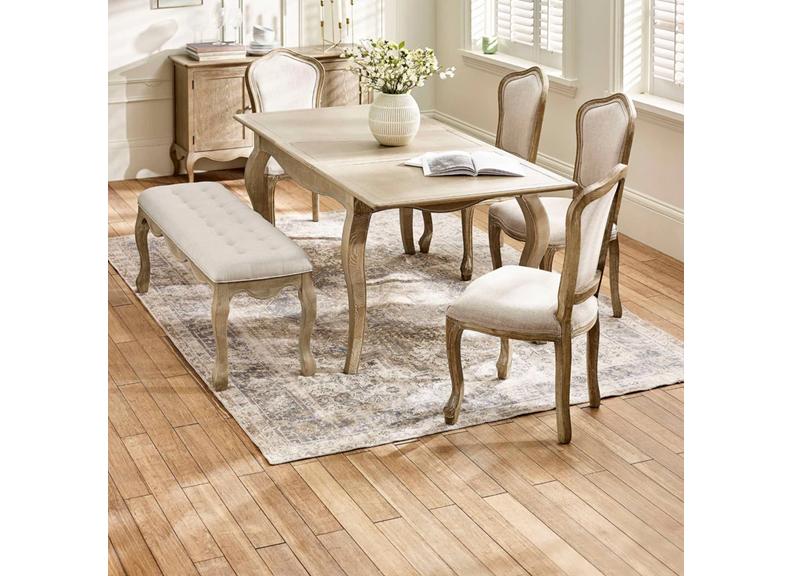 Camille Rectangular Extending Dining Table (Pre-Order Only)