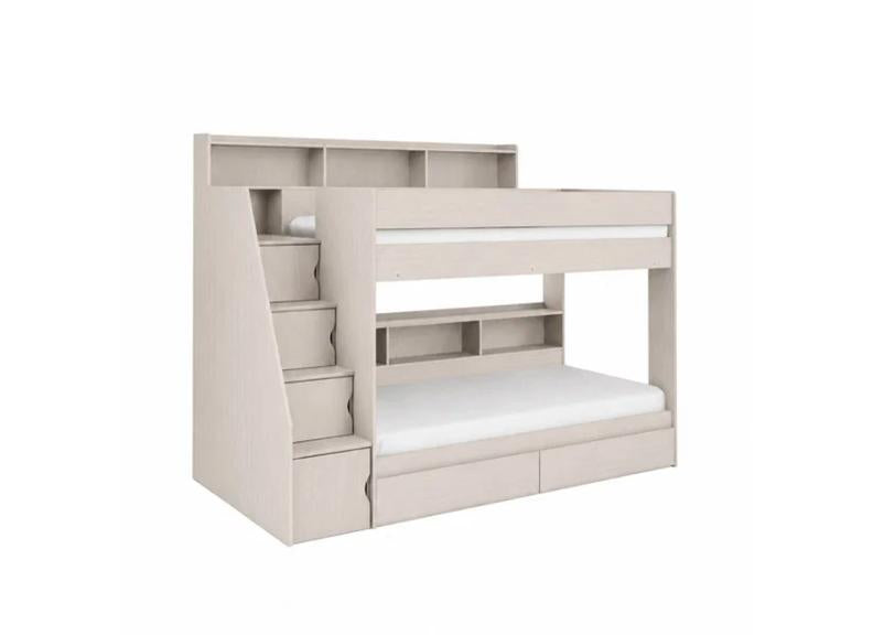 Camelot Staircase Bunk Beds (Pre-Order Light Wood)