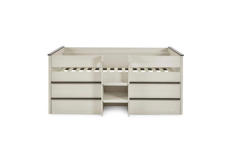 Celeste Mid-Sleeper Bed With Nordic Wood Frame | Contemporary Space Saving Sleeper Bed (Pre-Order Only)