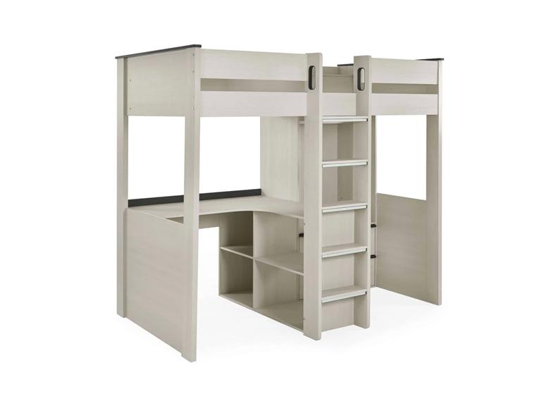 Celeste High Sleeper Bed With Nordic Wood Frame | Contemporary Space Saving Loft Bed (Pre-Order Only)
