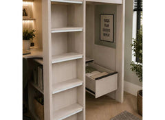 Celeste High Sleeper Bed With Nordic Wood Frame | Contemporary Space Saving Loft Bed (Pre-Order Only)