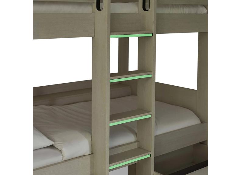 Celeste Bunk Bed With Nordic Wood Frame | Contemporary Space Saving Bunk Bed With Drawers (Pre-Order Only)