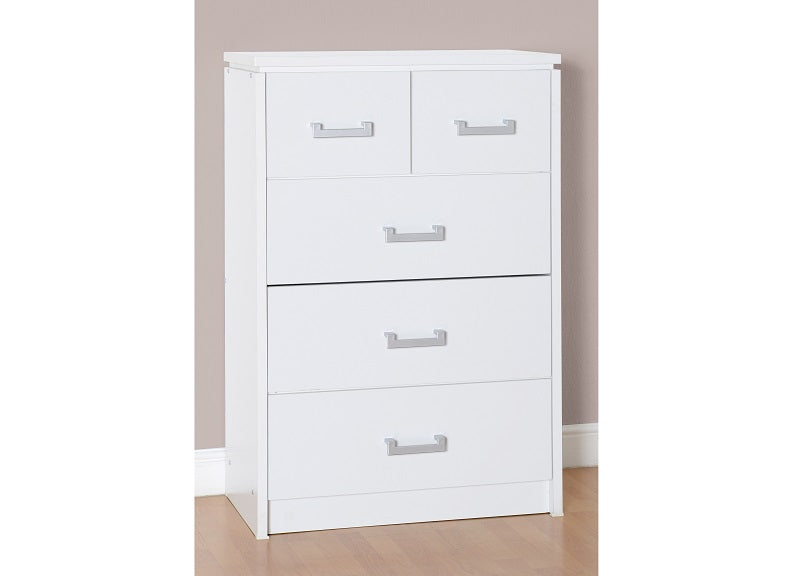 Charles 2+3 White Chest Of Drawers