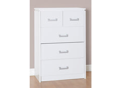 Charles 2+3 White Chest Of Drawers