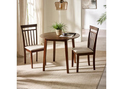 Two Coast Walnut Dining Chairs