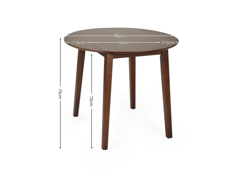 Coast Walnut Drop Leaf Dining Set