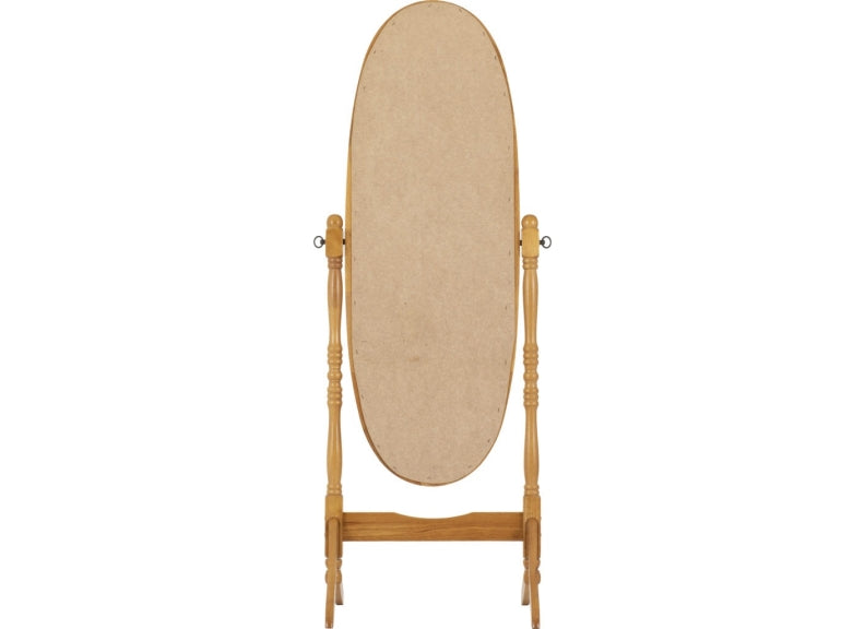 Contessa Cheval Pine Mirror - rear