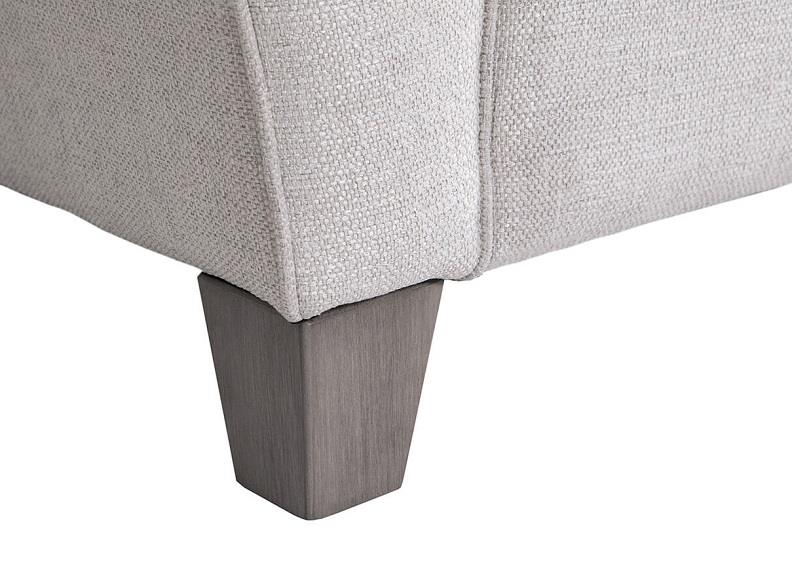 Cantrell Grey Three Seat Sofa - detail