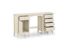 Cameo Stone White Dressing Table W/Optional Mirror