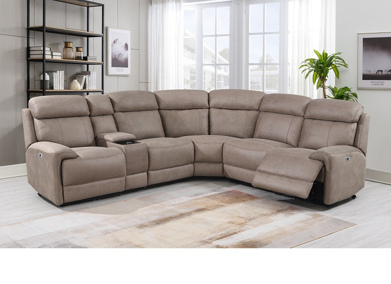 Campbell Sectional Powered Sofa(2-C-2+CONS)