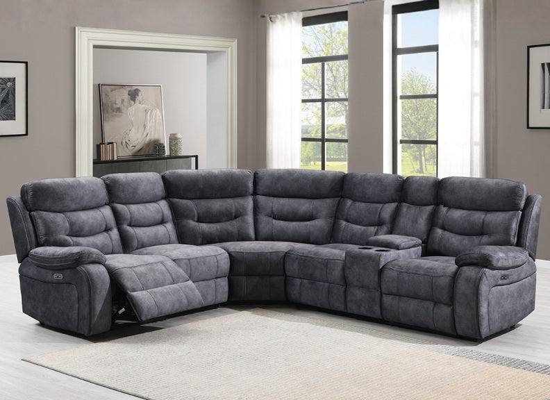 Carrie Sectional Powered Reclining Sofa