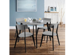 Casa Grey/Black Dining Set