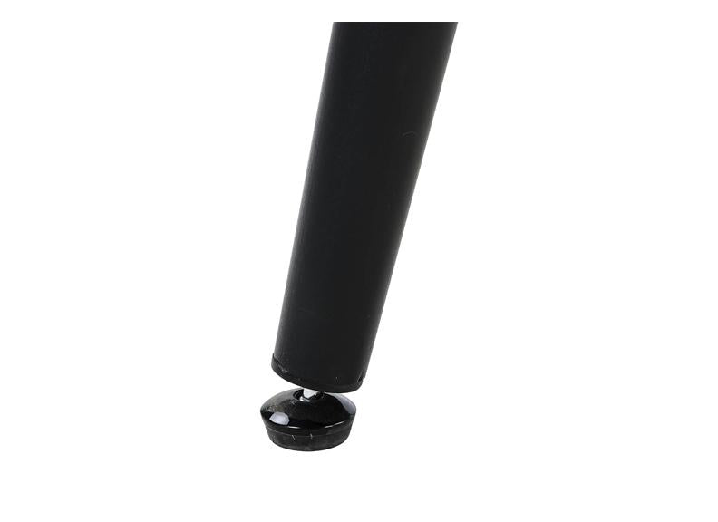 Cody Black Round Dining Tables - Stone Effect Tops