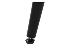 Cody Black Rectangular Dining Tables - Black Stone Effect Tops