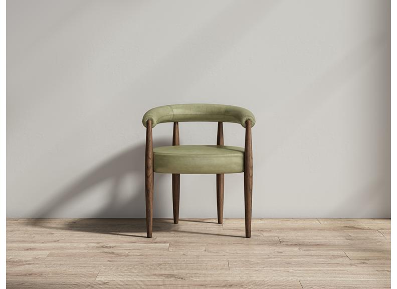Florence Dining Set – Dark Wood Frame | Three Chair Colour Options