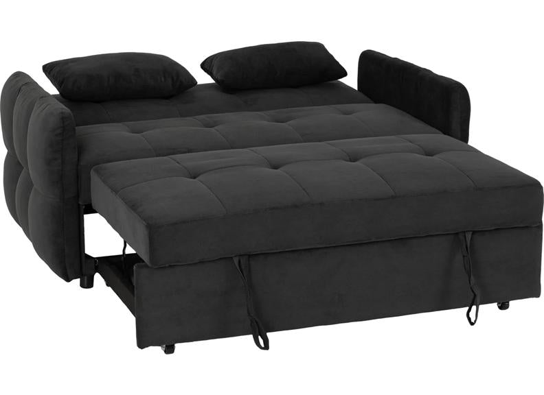 Chelsea Black Fabric Sofa Bed