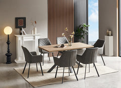 Chrissie 1.6 m Table W/Chairs