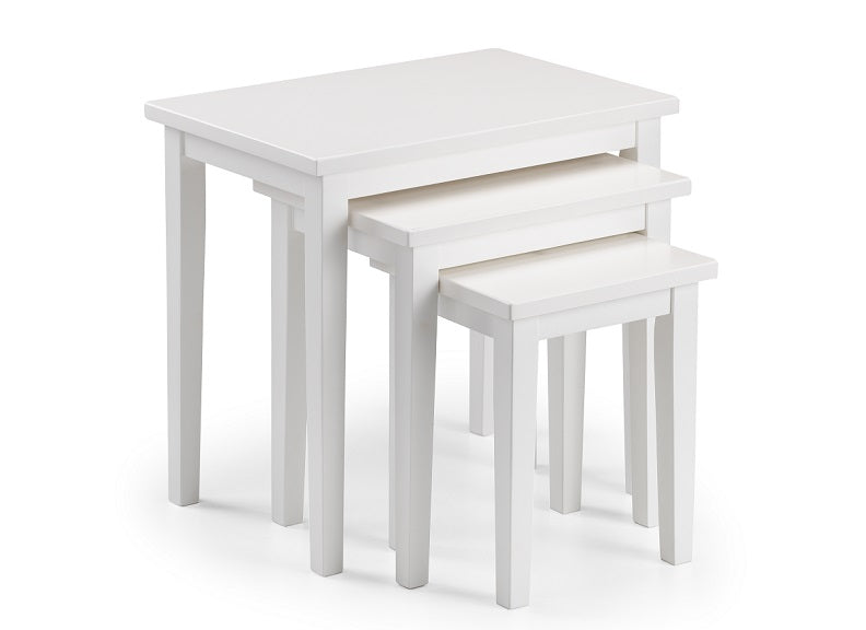 Cleo White Nest Of Tables - 1