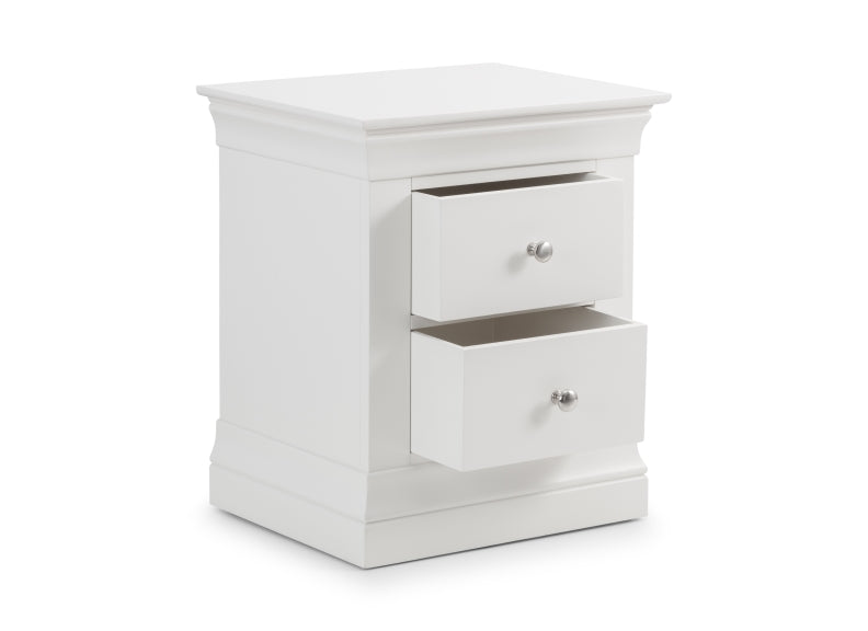 Clermont White Bedside - 2