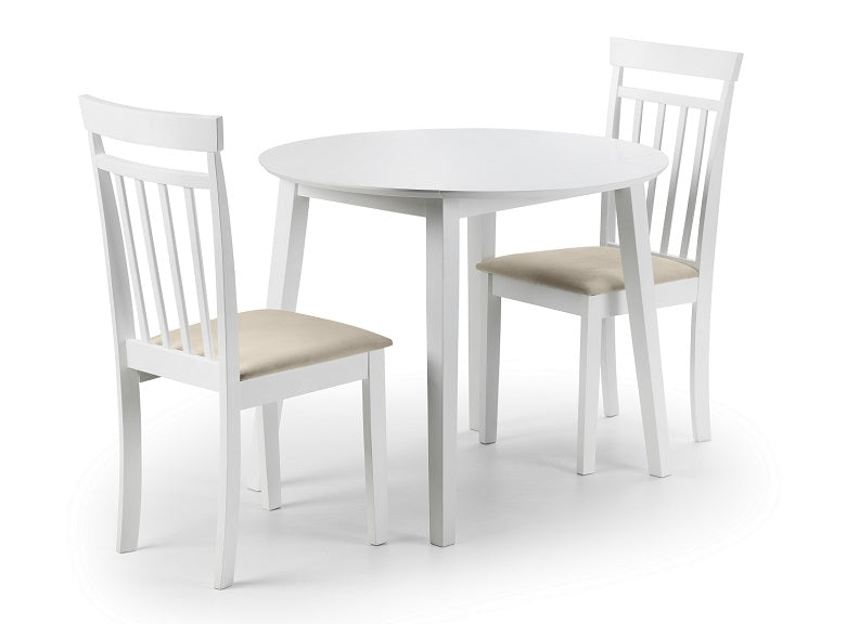 Coast White Drop Leaf Table