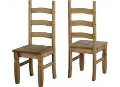 Corona Pine Solid Seat Chairs