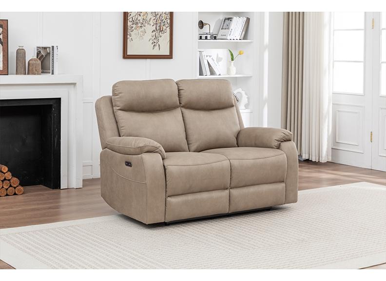 Corvan Stone Reclining Two Seat Sofa | Charcoal or Stone High Endurance Upholstery | Modern Recliner Sofa (Copy)
