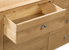 Cotswold Six Drawer Chest - detail